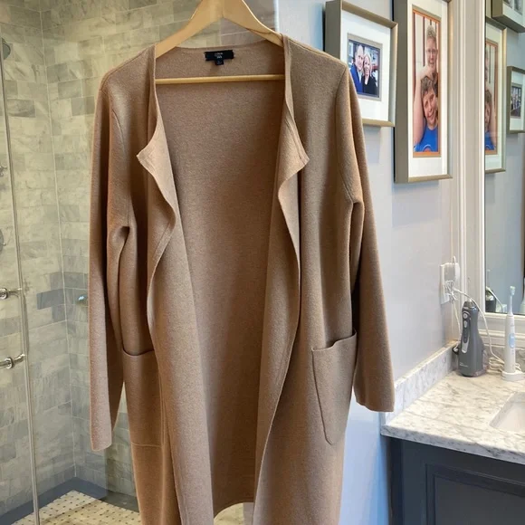 J crew ella sweater blazer hot sale